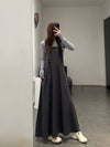 BASERANGE Work Dress Portugal BAS-DRGRO-WS-SP25-BRIDGE GREY